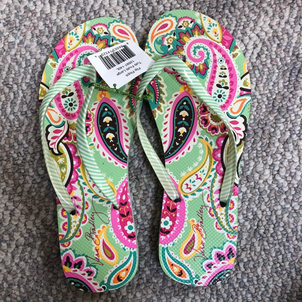 NWT Vera Bradley Flip Flops